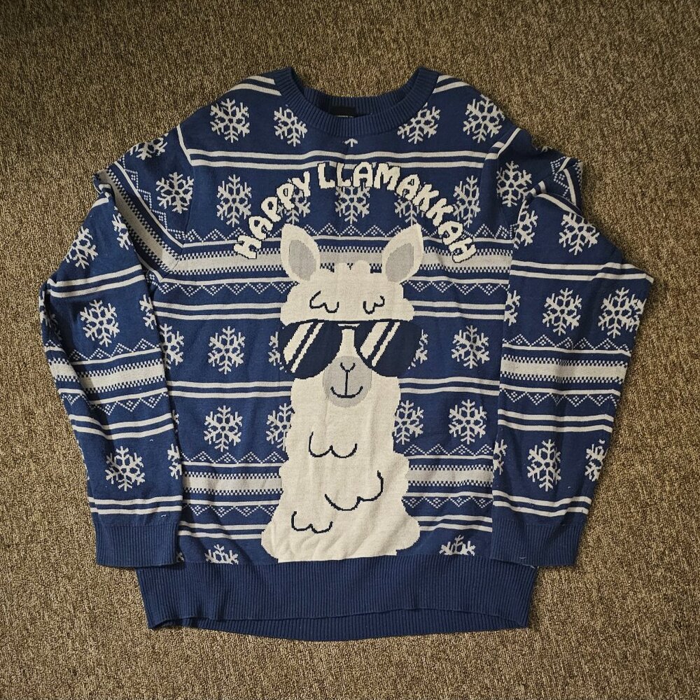 Llama Hanukkah Sweater